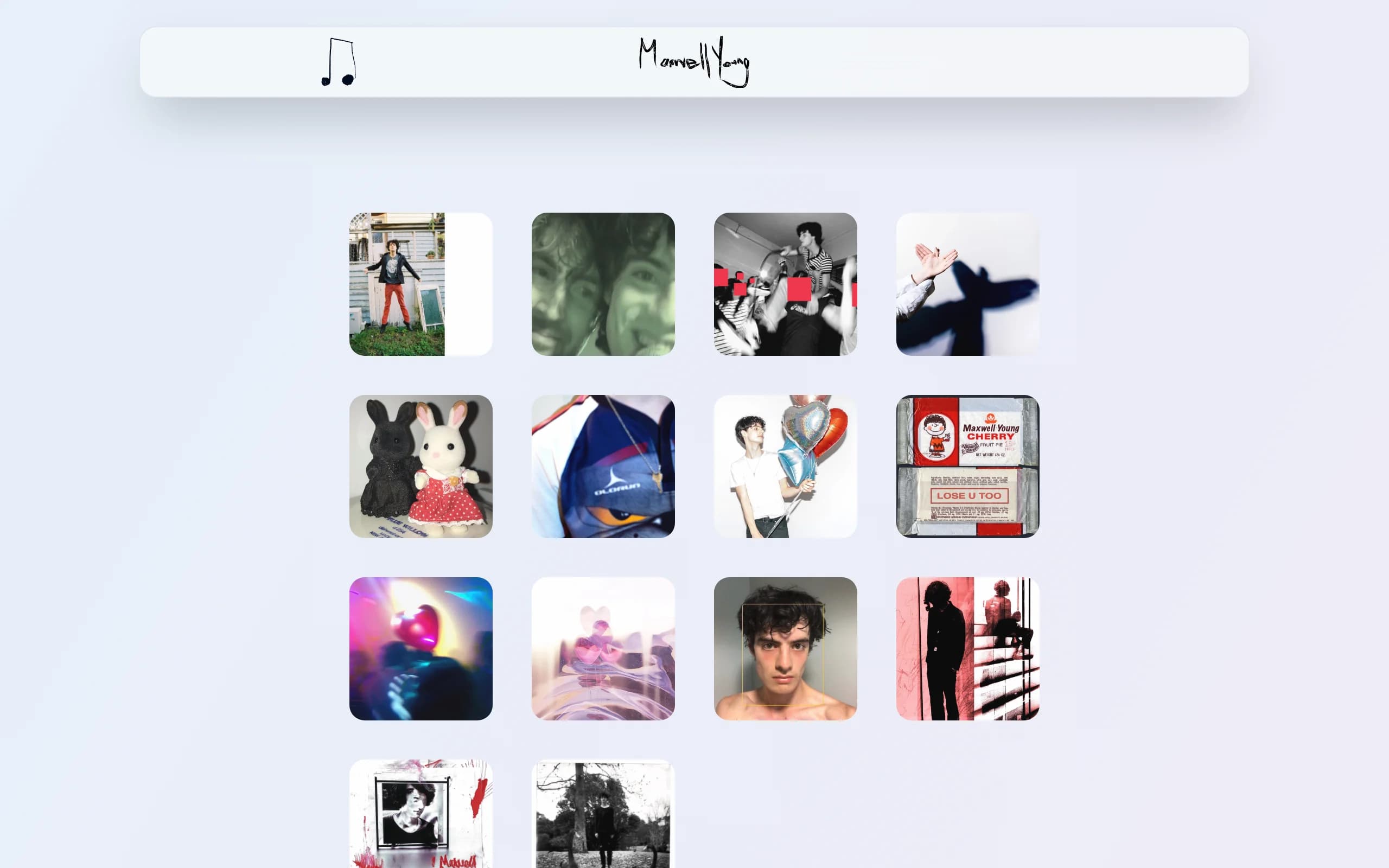 Music Site — Artist Portfolio